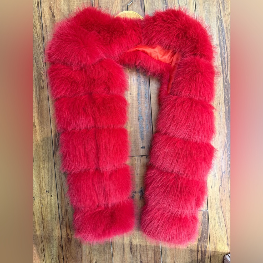 Faux Fur Bolero Puffer Fur - Picture 6 of 16
